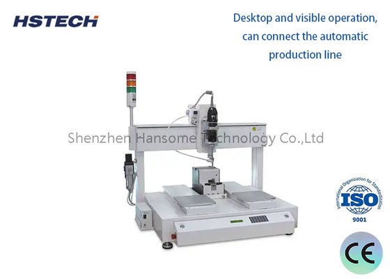 Harga yang bagus 3 Axis Desktop Screw Tightening Robot dengan opsi platform ganda on line