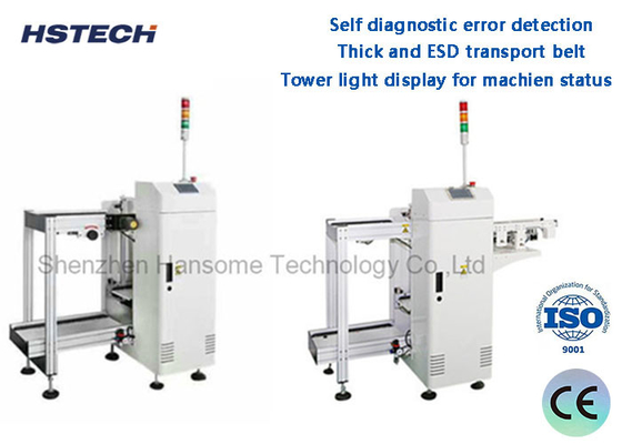 Harga yang bagus Tepat dan ESD Transport Belt Self Diagnostic Error Detection PCB Loader Unloader on line