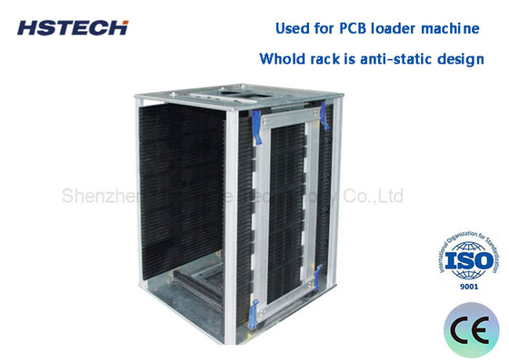 Harga yang bagus Rintangan suhu tinggi Struktur stabil Majalah penyimpanan PCB Digunakan untuk Mesin Loader PCB on line
