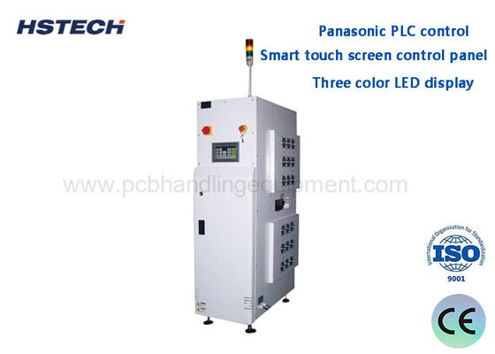 Harga yang bagus SMT Vertical PCB Buffer Machine Smart Touch Screen Pengendalian PLC Panasonic on line