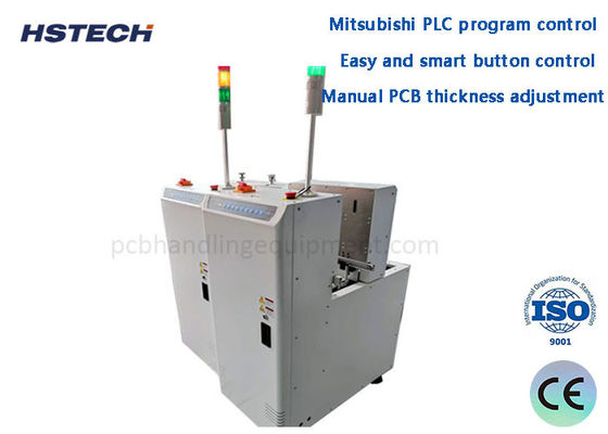 Pengaturan Ketebalan PCB manual SMEMA Mitsubishi PLC PCB Board Loader