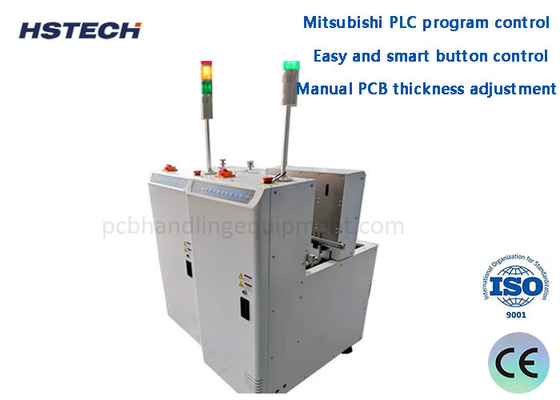 Harga yang bagus Pengaturan Ketebalan PCB manual SMEMA Mitsubishi PLC PCB Board Loader on line