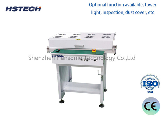 Harga yang bagus Ketebalan stabil Peralatan penanganan PCB Crank tangan Pengaturan lebar untuk conveyor presisi on line