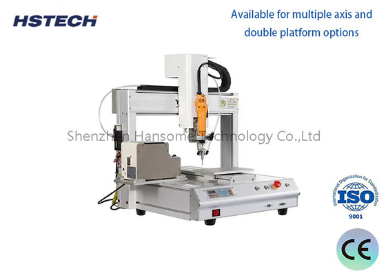 Harga yang bagus Desktop Screw Tightening Robot single slide screw locking machine Mesin penguncian sekrup on line