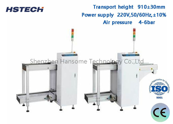 Harga yang bagus SMT Produksi 90 Degree PCB Magazine Unloader LED Button Control MD Laporan 90 Degree PCB Magazine Unloader on line
