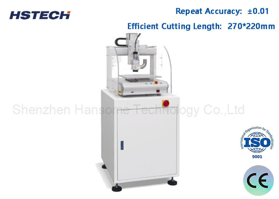 Harga yang bagus 3 Axis Desktop Moving System Automatic Tabletop PCBA Router Machine Untuk Depaneling Garis Langsung on line