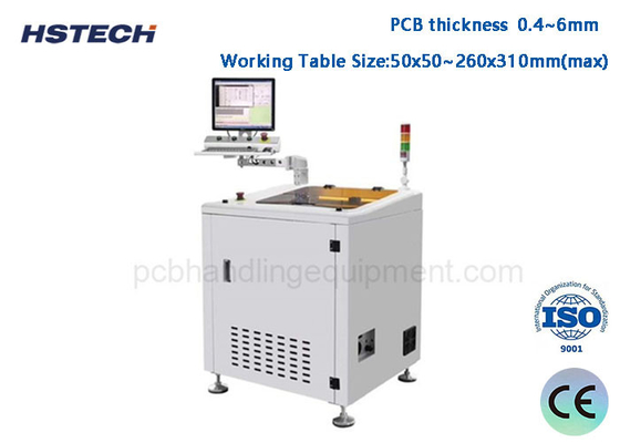 Harga yang bagus Ukuran Kecil 60000RPM Single Platform PCB Depaneling Separator Machine Offline PCBA Depaneling Router on line