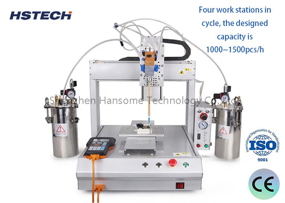 Harga yang bagus LED Bulb Glue Dispenser dengan Z-Axis Adjustment & Text Programming on line