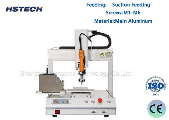 Harga yang bagus Desktop Operasi Sekrup Menekuk Robot Penyedutan 3 Axis Aluminium Material on line