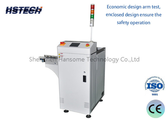 Harga yang bagus Sudut kanan SMEMA Sinyal Max 530*460mm 90 derajat Perangkat PCB Unloader on line