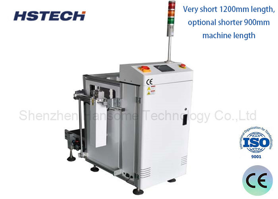 Harga yang bagus Kompak 90 derajat PCB Loader Mesin dengan Kontrol layar sentuh untuk SMT Line Produksi on line