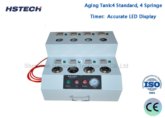 Harga yang bagus Tampilan LED yang akurat Solder Paste Check Right Machine dengan 4 Tangki on line