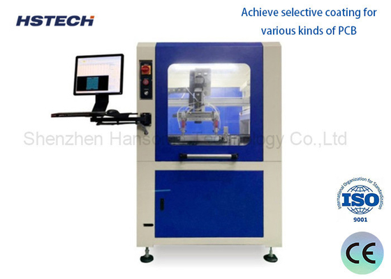 Harga yang bagus 1 Semprotan Dan 1 dispenser katup 3Axis Selective Coating Machine untuk PCBA SMT Backstage on line