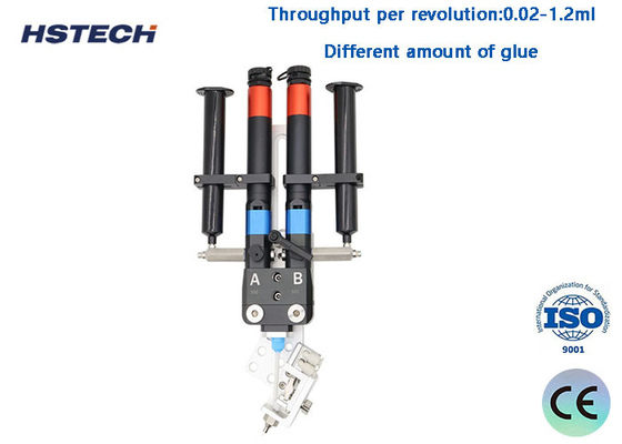 Harga yang bagus 0.02ML Throughput Per Revolusi Dua Jenis yang Berbeda dari Lem Dual Tube Screw Valve on line