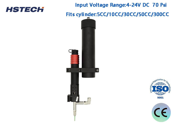 Harga yang bagus Dibuat Feed Screw Rotating Tip Collar Opsi Untuk Curved / Oval Tips Solder Paste Screw Valve on line