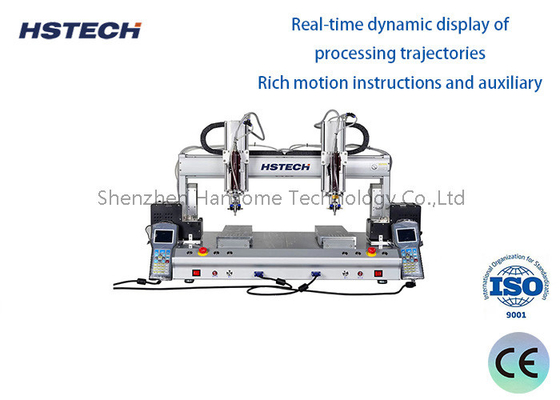 Harga yang bagus Mesin Pemasangan Sekrup Otomatis Pengumpan Sekrup Ganda 6 Axis Suction Type 0.02mm Keakuratan on line
