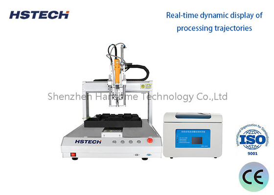 Harga yang bagus 4 Axis Chain Moving Closed Loop Otomatis Sekrup Bit Mesin Pengikat on line
