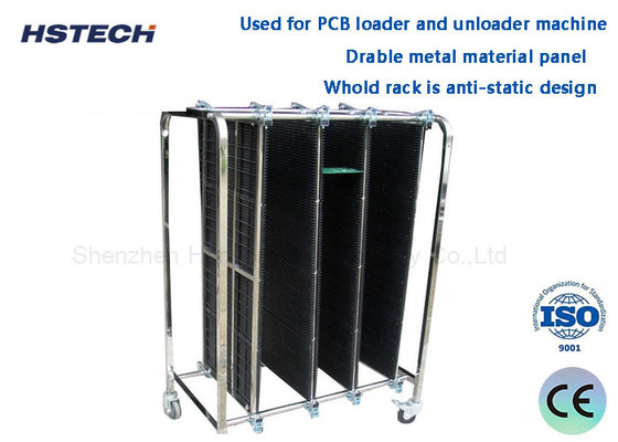 Harga yang bagus Non-toksik Anti-statis 4 Roda Pindah PCB Storage Turnover Mobil untuk perakitan PCB on line