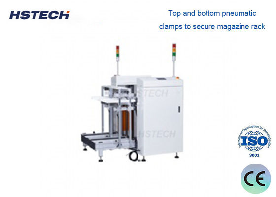 Harga yang bagus Touch Screen Control PLC PCB Unloader dengan 6 Magasin Loading Capacity untuk Double Track Unloader on line