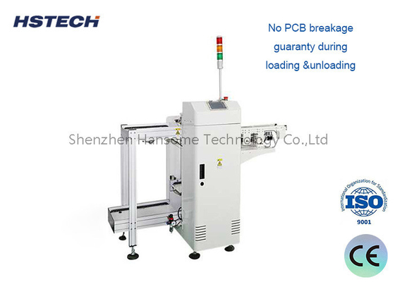 Harga yang bagus CE Certified Panasonic PLC Controlled PCB Stacker Unloader dengan Lebar yang Bisa Disesuaikan on line