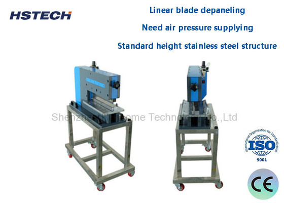 Harga yang bagus V Cut Ultra Low Stress Guillotine PCB Depaneling Mesin on line
