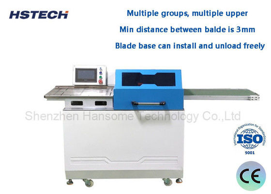 Mesin Pemisah Pcb Strip V Cut Line LED Mesin Pemisah Pcb Multiple Blade Otomatis HS-F380