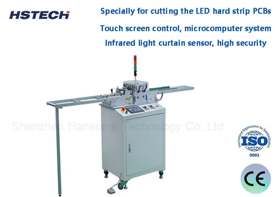 Harga yang bagus Alat Pengendalian Layar Sentuh PCB Depaneling Kecepatan Tinggi Baja LED Strip Light Separator HS-F380 on line