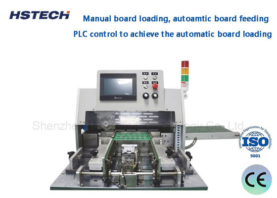 Harga yang bagus Mesin Pemotong PCB Potongan V Pengumpanan Otomatis Papan Transportasi Sabuk ESD Pemuatan Manual Pemisah PCB Pengumpanan Otomatis HS-A306 on line