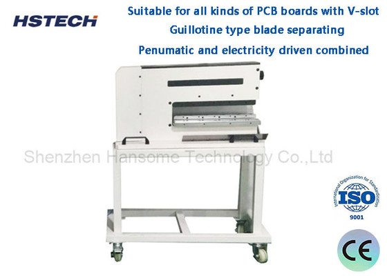 Harga yang bagus Mesin Depaneling PCB Kecepatan Tinggi Tekanan Rendah Peralatan Depaneling PCB Dengan V-Slot on line