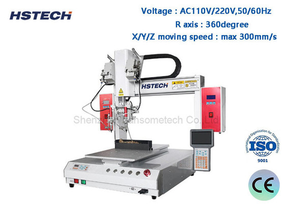 Harga yang bagus Multi-Axis Automatic Soldering Robot Single Y Working Station dengan penyimpanan file HS-S441S on line