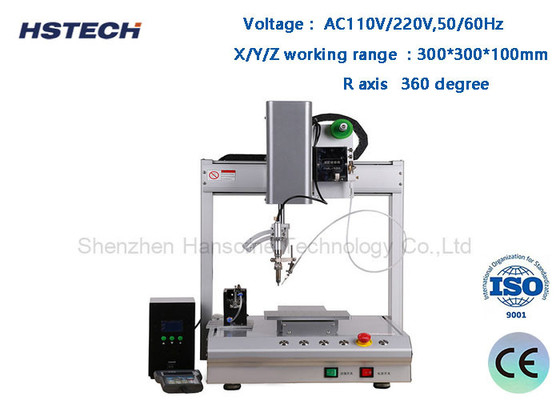 Harga yang bagus Single Double Soldering Iron / Tip Rotation Tersedia Mesin Soldering Desktop HS-S331R on line
