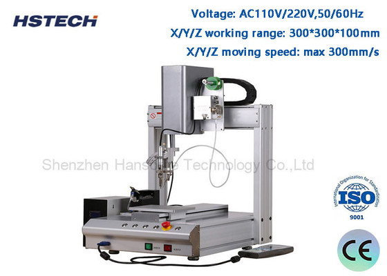 Harga yang bagus Manual Pemrograman Stepper Motor Timing Belt Desktop Auto Soldering Machine HS-S331R on line