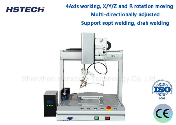 Harga yang bagus Tabletop Model High Precision Stepper Motor Soldering Robot Untuk Navigasi PCB HS-S331R on line