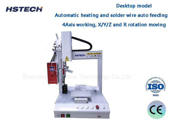 Harga yang bagus Hiwin Linear Guide Base Point Handheld LCD Automatic Soldering Machine HS-S331R on line