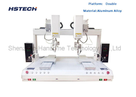 Harga yang bagus Kepala Pengelasan Ganda Presisi Tinggi Robot Pengelasan Otomatis 8 Axis Dengan Fungsi Inspeksi on line