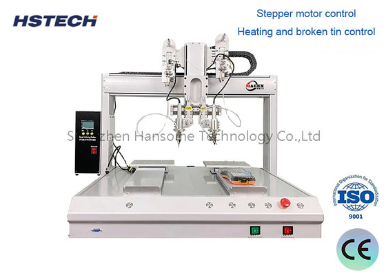Harga yang bagus X/Y/Z/R Rotasi 4 Axis Robot Soldering Otomatis untuk PCB dan Soldering Kabel on line