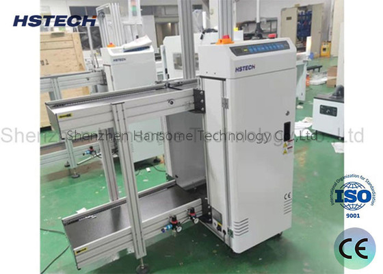 Harga yang bagus 250mm / 330mm PCB Loader Peralatan dengan Mitsubishi PLC kontrol HS-LD390 on line