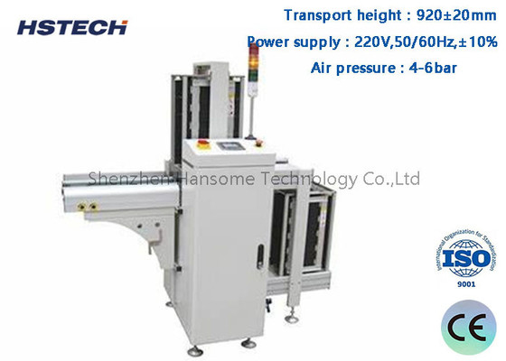 Harga yang bagus Stabilitas Struktur baja tahan karat 250mm / 330mm Peralatan Loader PCB Dengan Kontrol PLC Mitsubishi HS-LD390 on line