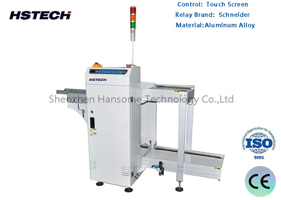 Harga yang bagus Kualitas Tinggi Double Track 6 Magasines PCB Unloader Loading Capacity Dengan Sistem Kontrol PLC on line