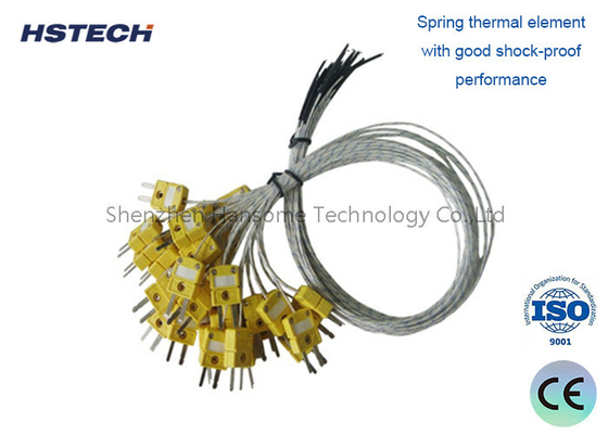 Harga yang bagus Termokopel dengan konektor TD Plugs SR Tipe Keramik Plastik untuk suhu penggunaan 0-1800°C on line