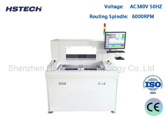 Harga yang bagus Perlengkapan Periksa Visual Disesuaikan Router PCB Otomatis FPC Aluminium Board FR4 PCBA Router Machine RM-560 on line