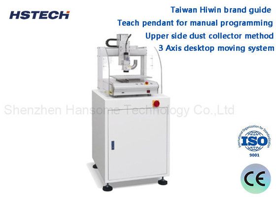 Harga yang bagus Panduan Merek Hiwin Taiwan Sistem Bergerak Desktop 3 Sumbu Spindel Perutean Kecepatan Tinggi Mesin Router PCBA Meja HS-RM-F500 on line