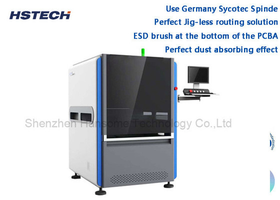 Harga yang bagus Jerman Sycotec Spinde Perfect Jig-Less Routing Solution Inline PCBA Router Machine HS-ARX-811 on line