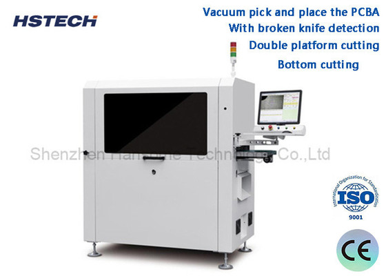 Harga yang bagus Mesin Pemecah Platform Ganda Dengan Deteksi Pisau Patah Inline PCBA Router Machine HS-ARX-811 on line