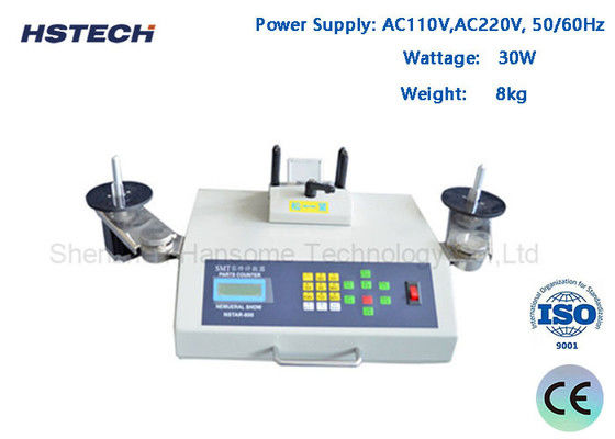 Penghitung Komponen SMD 30W Layar LCD Printer Label Opsional Penghitung Chip SMD