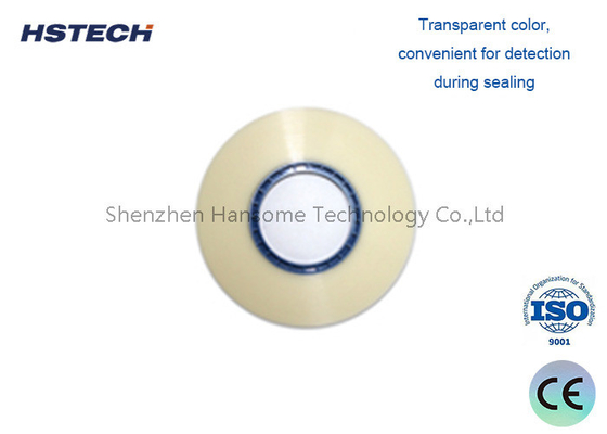 Harga yang bagus SMD Component Counter Cover Tape: Tekanan penyegelan 0,2Mpa, Warna Transparan, Lebar 9,3mm, Tekanan Pelling Force yang Stabil on line