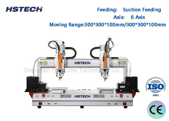 Harga yang bagus Penampung Sekrup Ganda 6 Poros Penyedot Tipe Sekrup Otomatis Pemasangan / Mesin Kunci HS-SL7331S on line