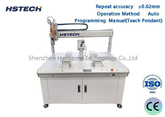 Harga yang bagus Real-time Monitoring of Workpiece Coordinate System & Adjustable Reference PointDual Table Screw Fastening Machine Mesin pemasangan sekrup on line