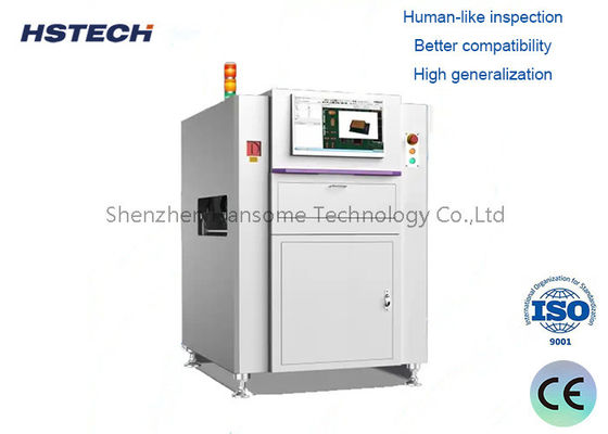 High Performance Inline THT DIP AOI Setelah Soldering Gelombang 22 Inch FHD LCD Robot Soldering Otomatis