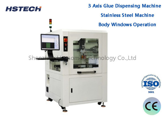 Harga yang bagus Mesin Dispensing Perekat Visual Kecepatan Tinggi PC Control LCD Screen Keakuratan Tinggi HS-VD331 on line